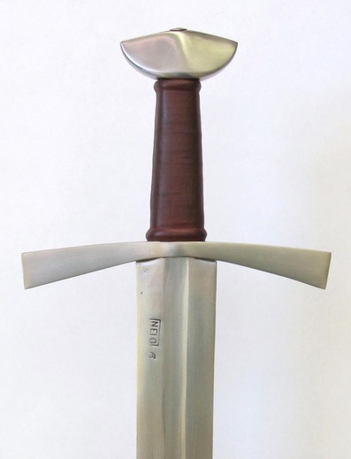 Sword 13th Century, Brazil nut pommel