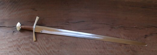 Sword  13th Century,  Brazil nut pommel