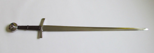 SWORD  14th century, Hand-and-a-half sword